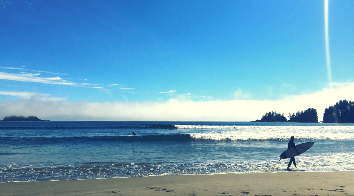 Florencia Bay ist bei den passenden Bedingungen ein Surfer Traum!