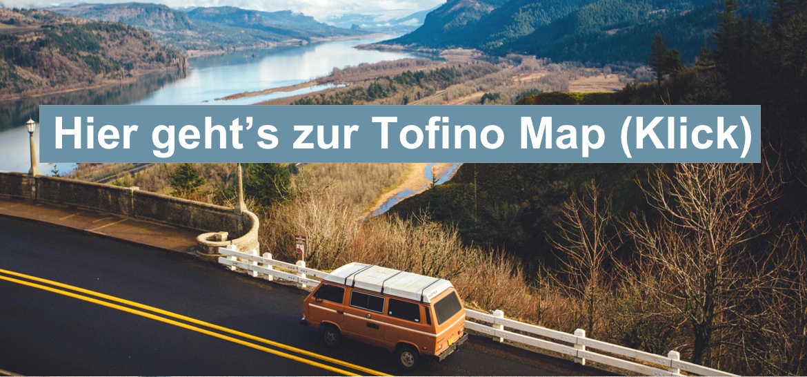 Tofino surfen - Map