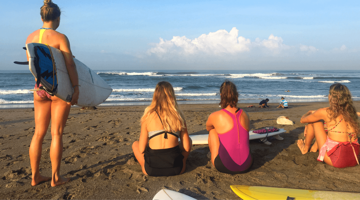 Canggu surfen – Titel