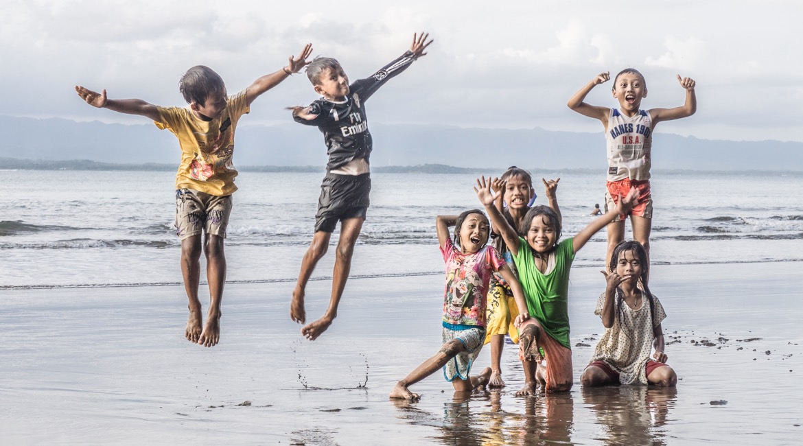 West Java Beach Kids