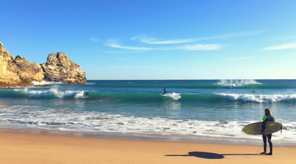 Algarve im Winter surfen