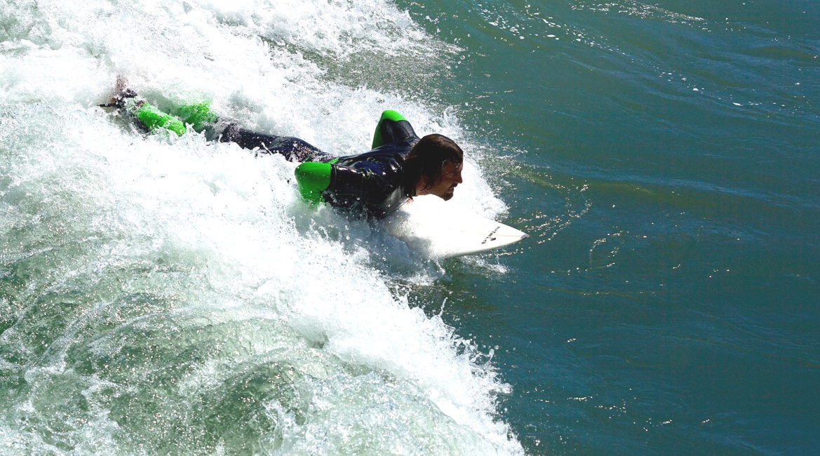 Surfen lernen - Angleitphase