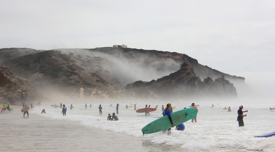 Portugal surfen - Crowds