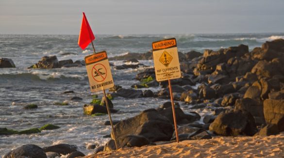 Strömung im Meer - Undertow, Rip Current und Rip Tide