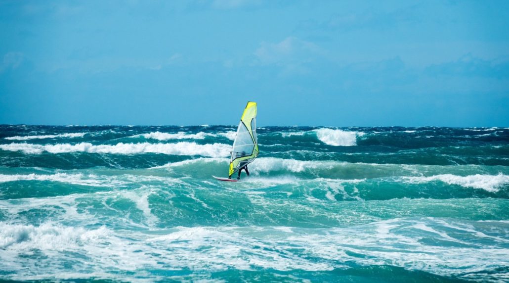 Windsurfen lernen - Wellen